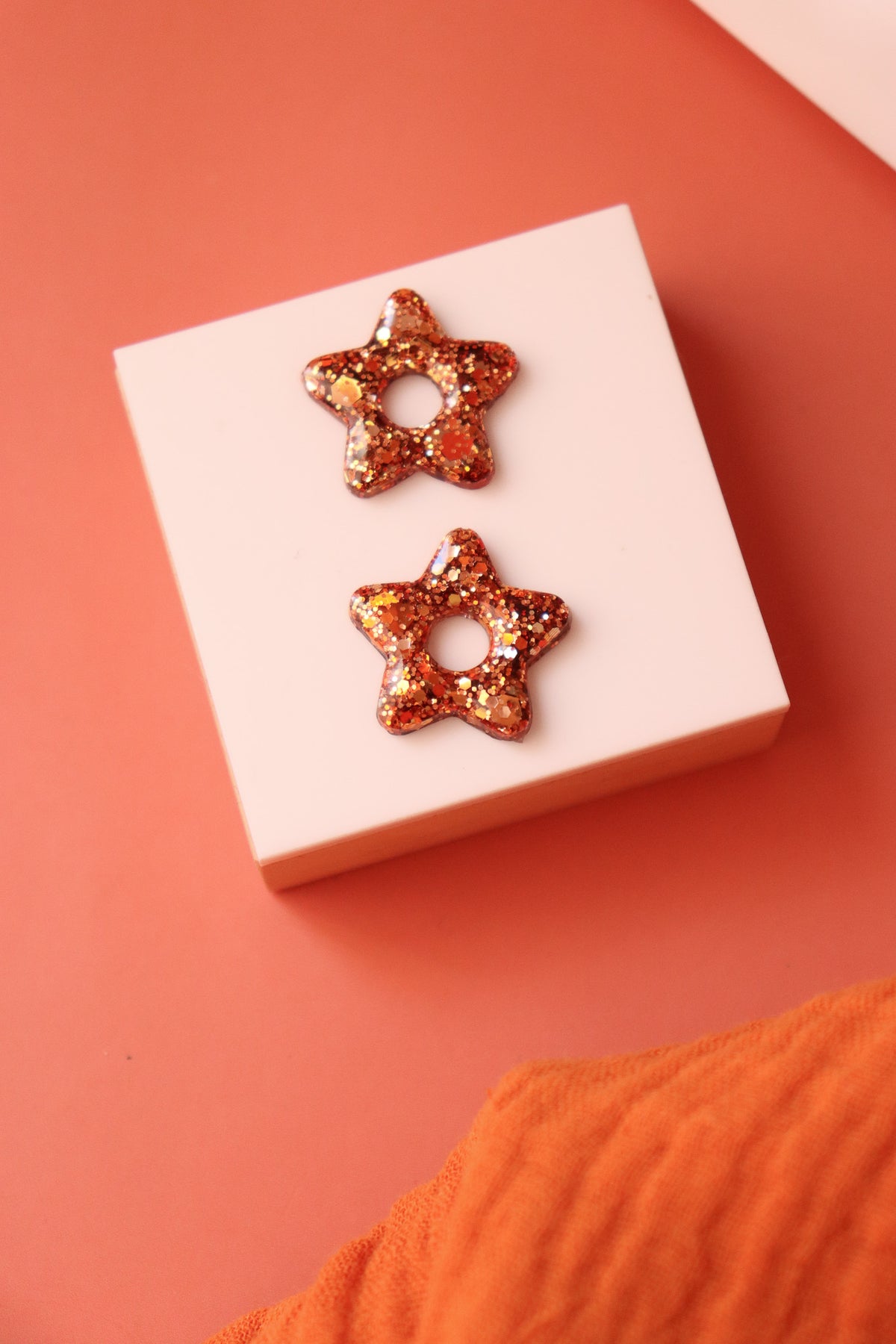 Créoles Etoiles Bronze