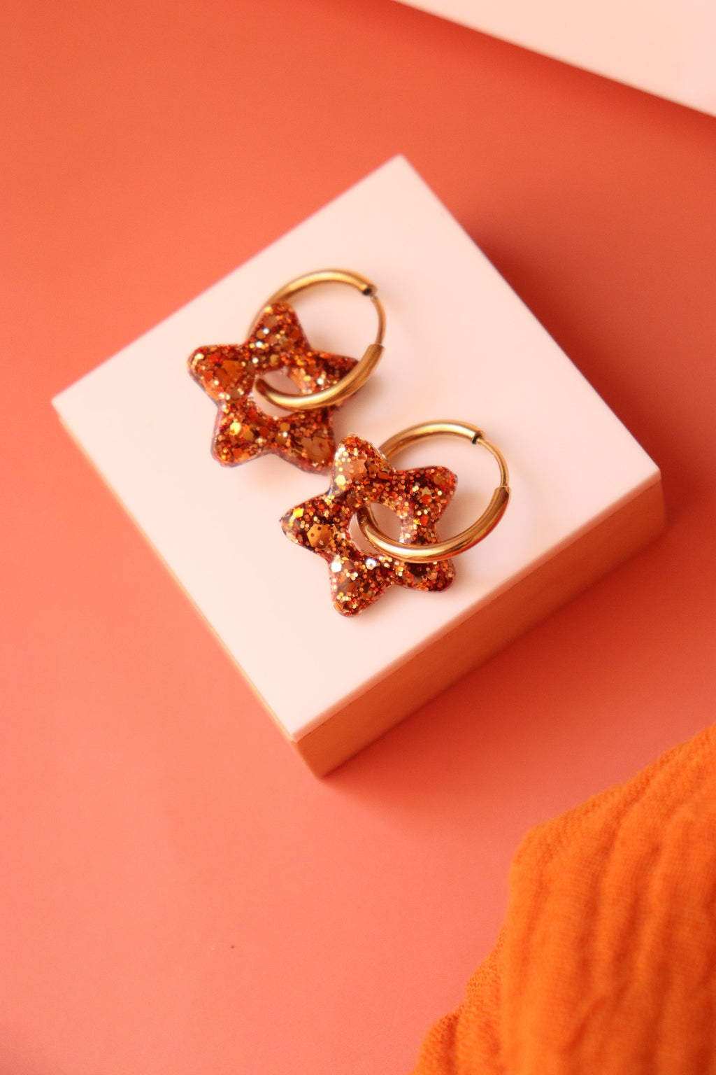 Créoles Etoiles Bronze