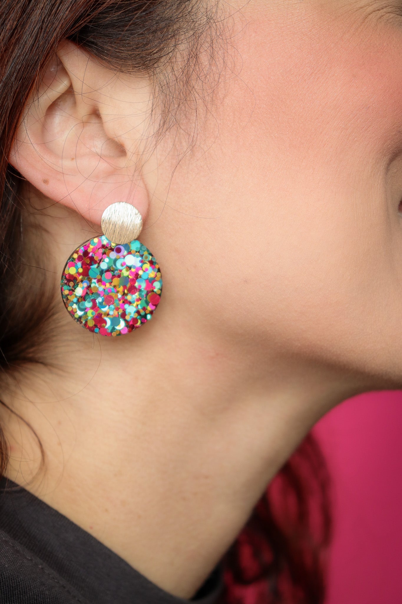 Boucles d'oreilles Béa Joie Vert