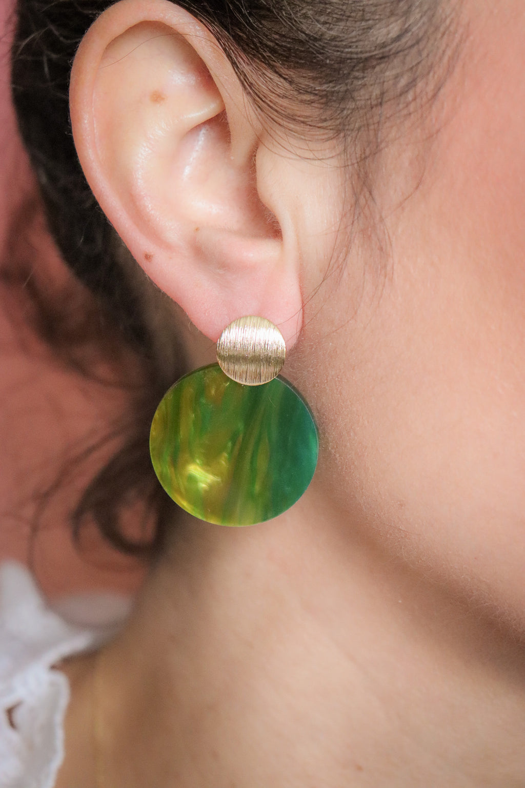 Boucles d'oreilles Béa Foret tropicale