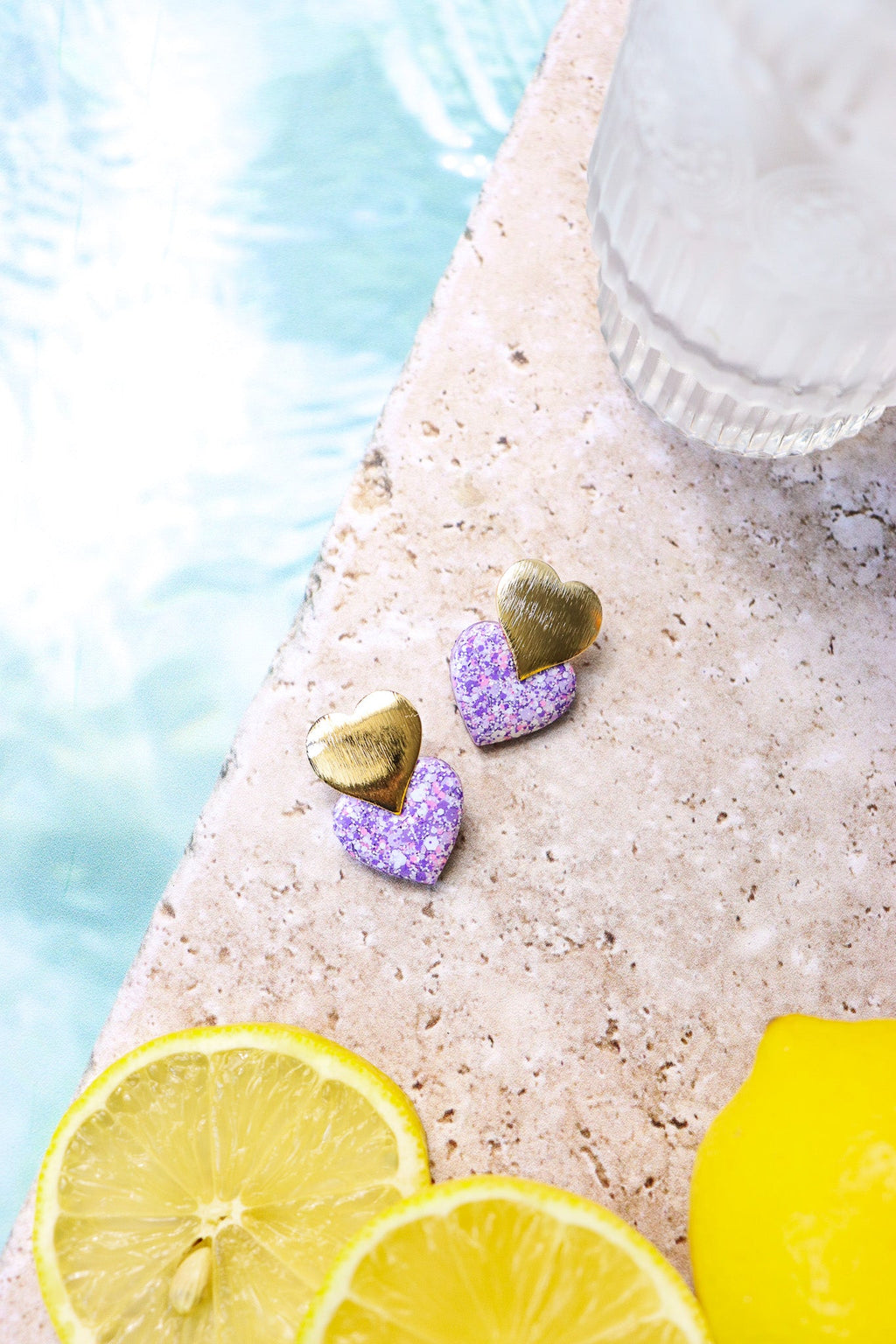 Boucles d'oreilles Caroline Glycine