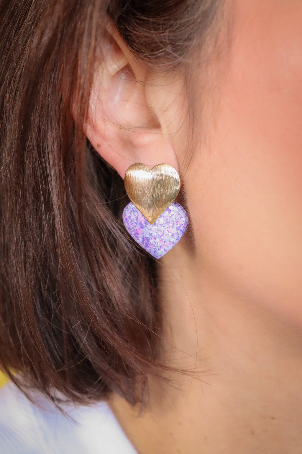 Boucles d'oreilles Caroline Glycine