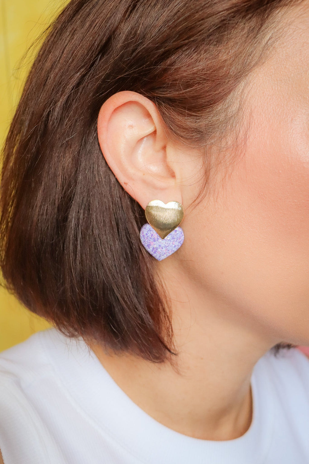 Boucles d'oreilles Caroline Glycine
