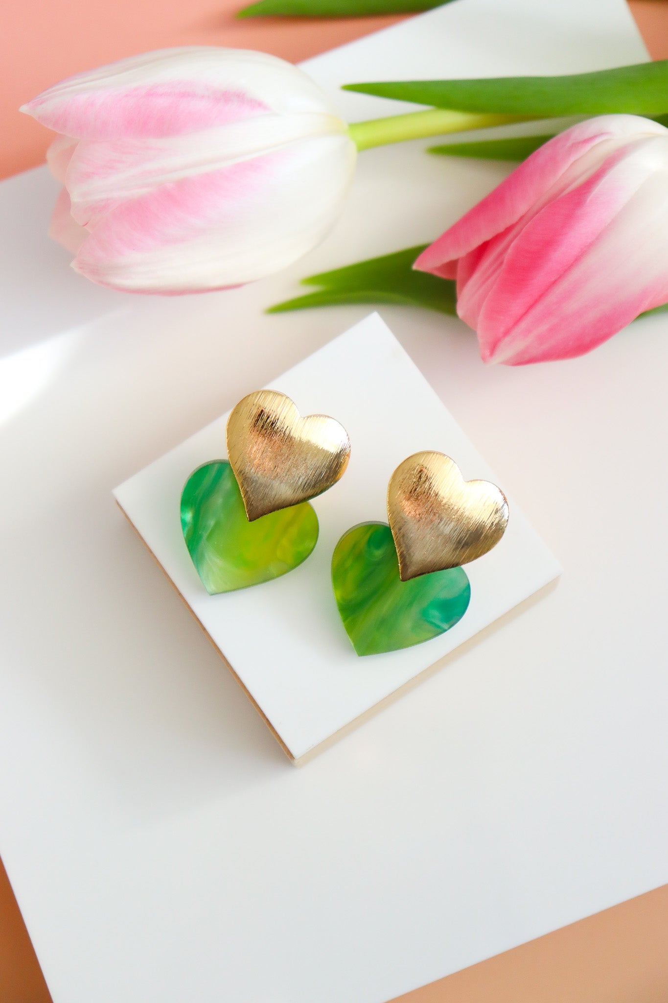 Boucles d'oreilles Caroline Forêt tropicale