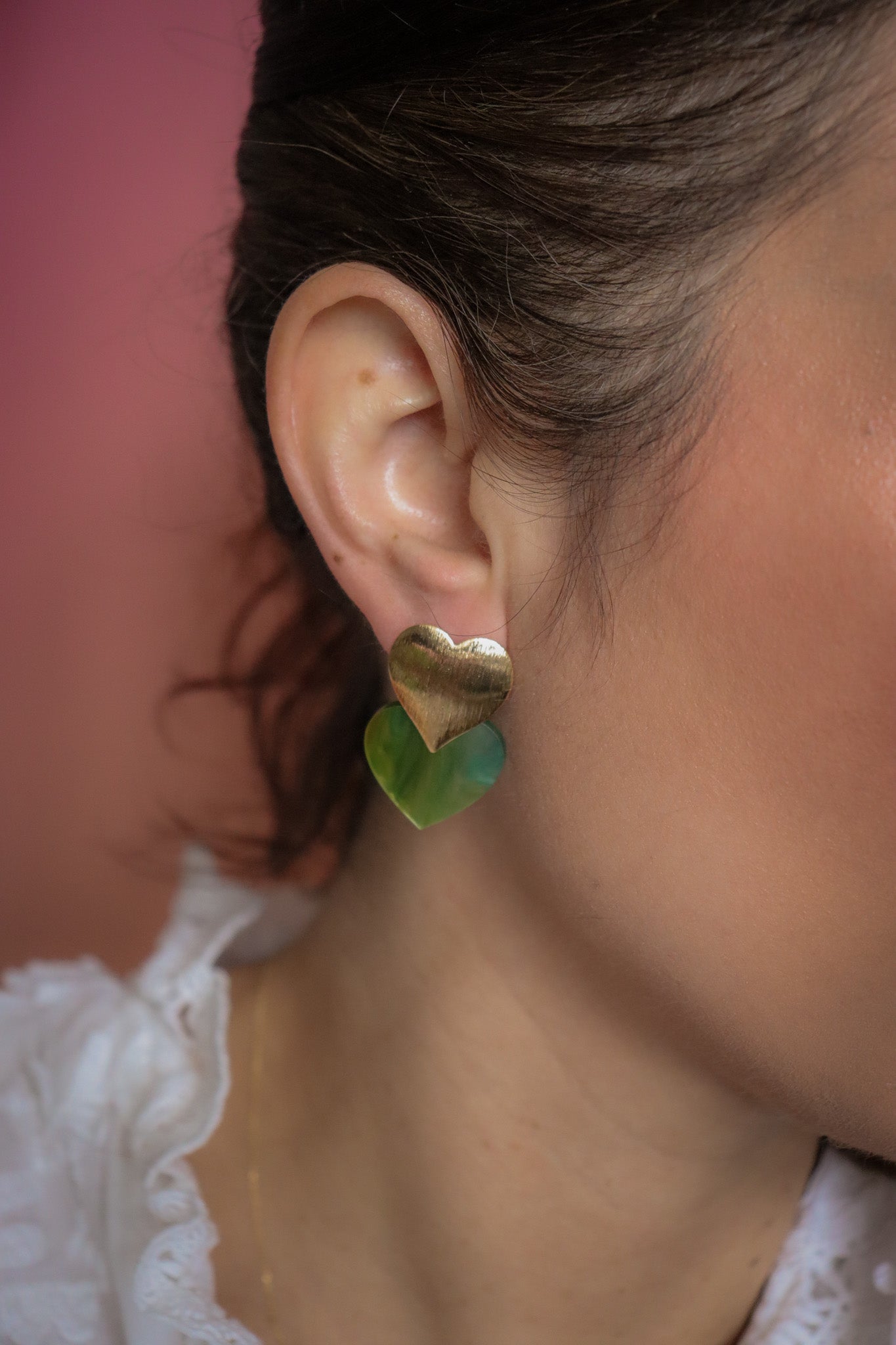 Boucles d'oreilles Caroline Forêt tropicale