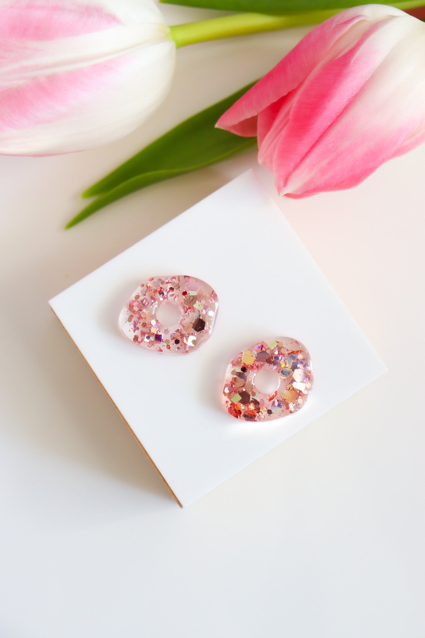 Créoles Céleste poussière gold