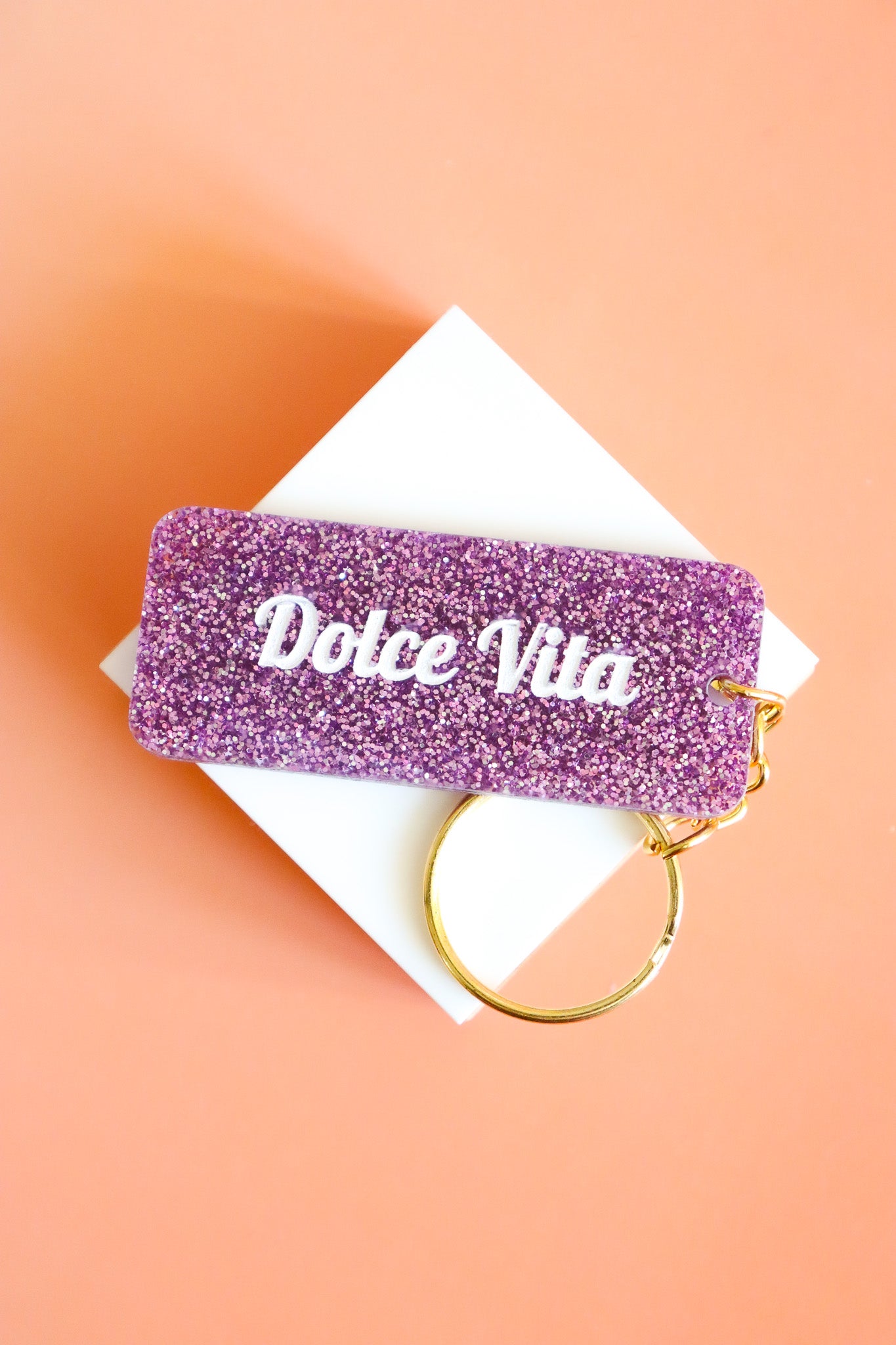 Porte clés à message - Dolce Vita