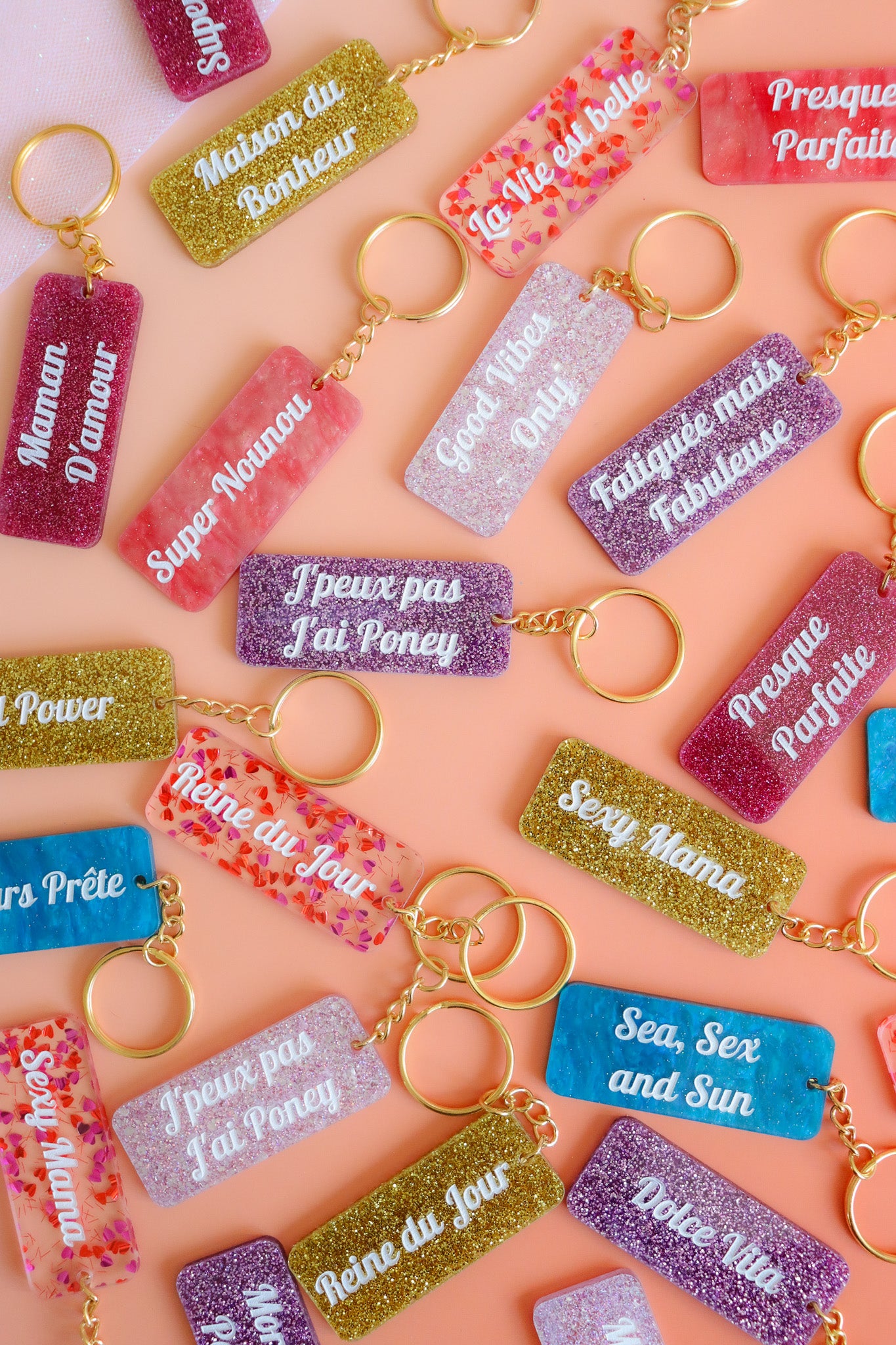 ✨ PACK VOLUME – 100 PORTE-CLÉS