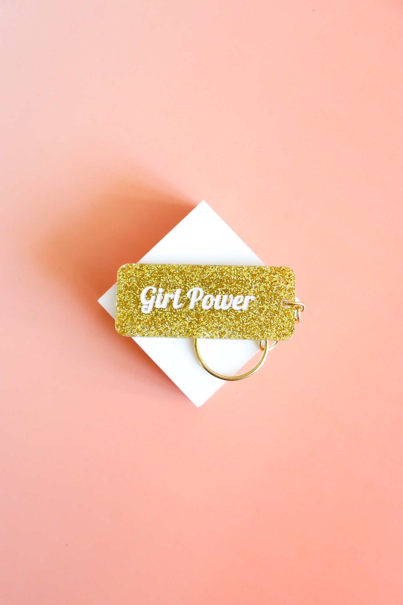 Porte clés à message - Girl Power