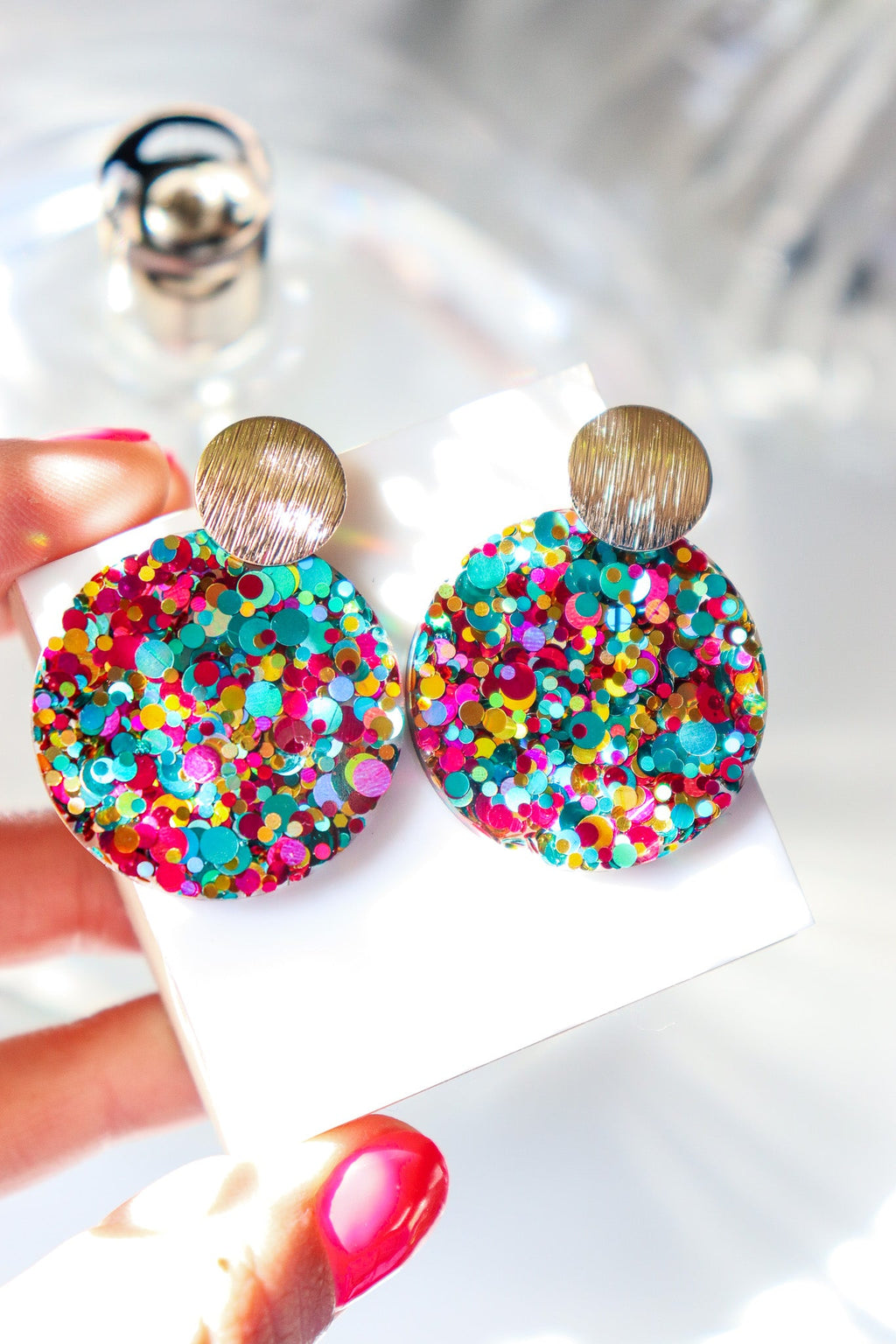 Boucles d'oreilles Béa Joie Vert