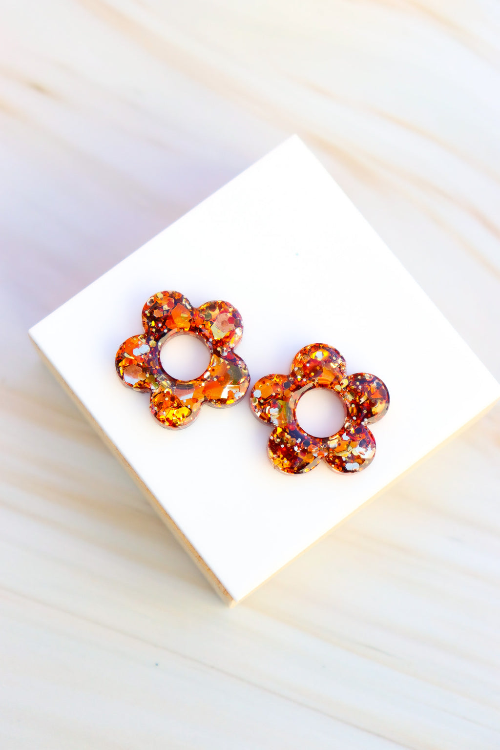 Créoles Isabelle Paillettes Bronze