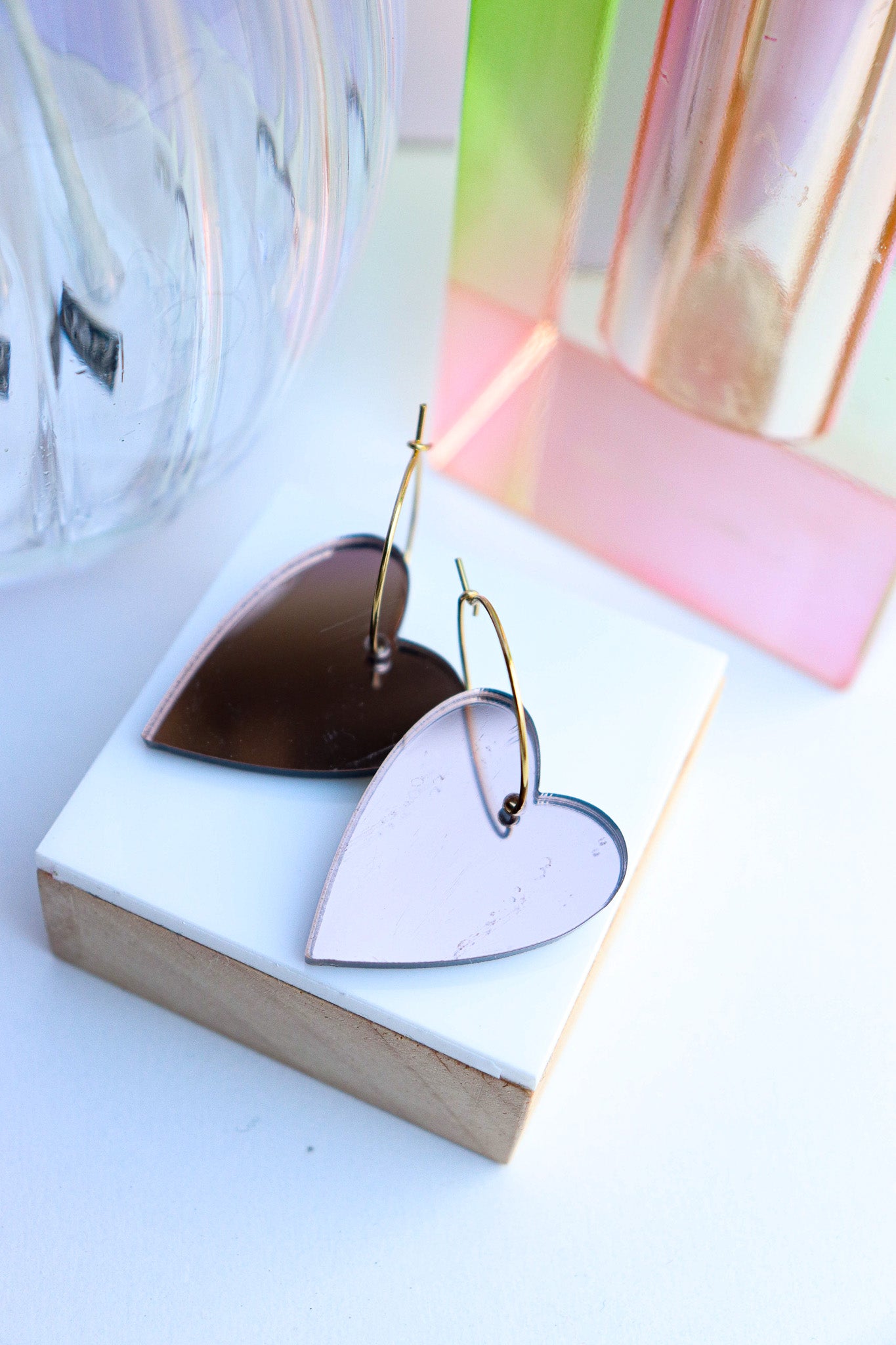 Boucles d'oreilles Mimi Miroir