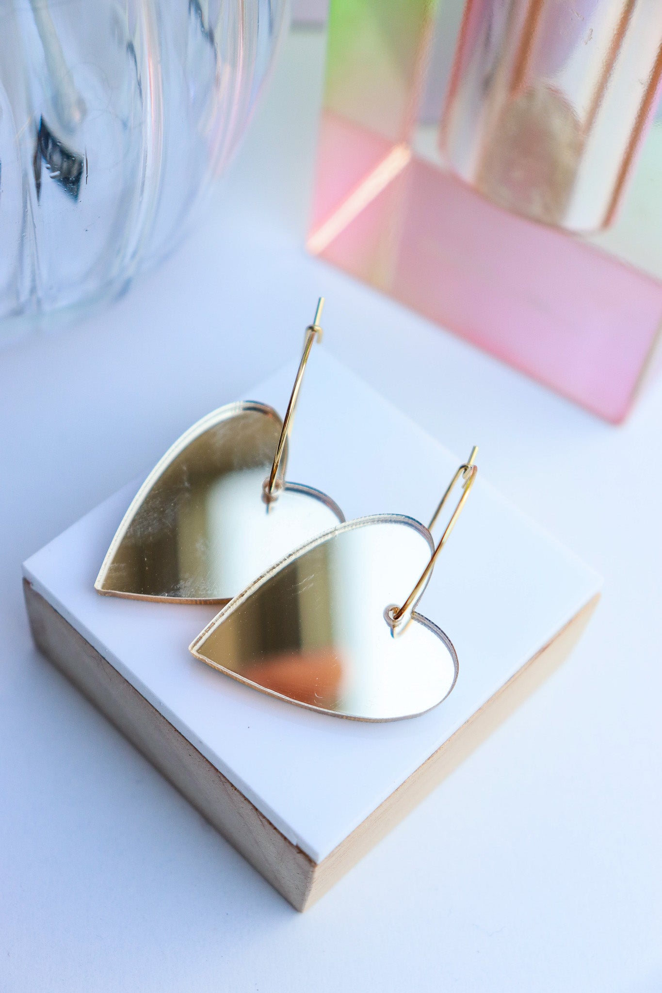 Boucles d'oreilles Mimi Miroir