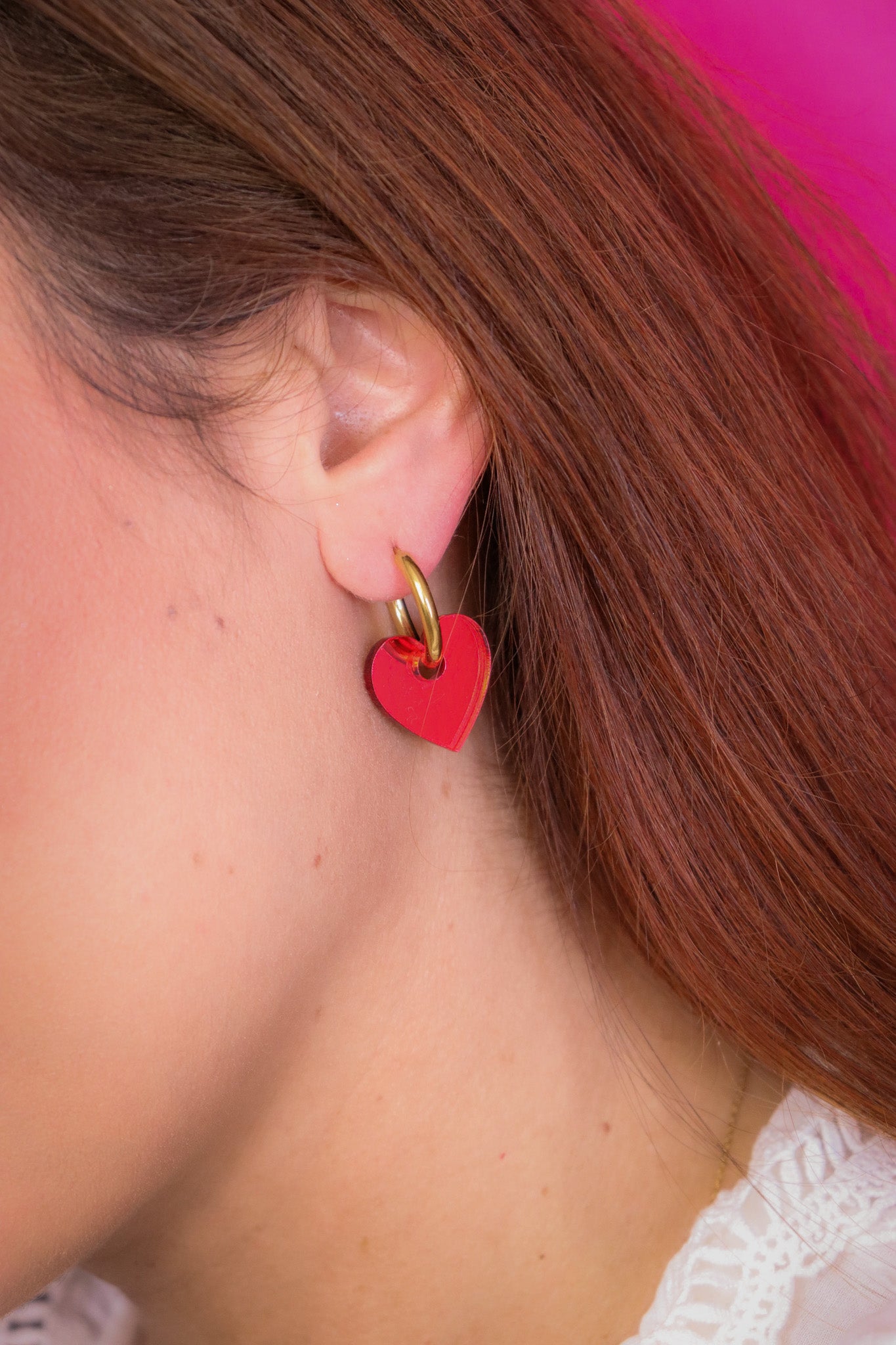 Boucles d'oreilles Victoire Miroir
