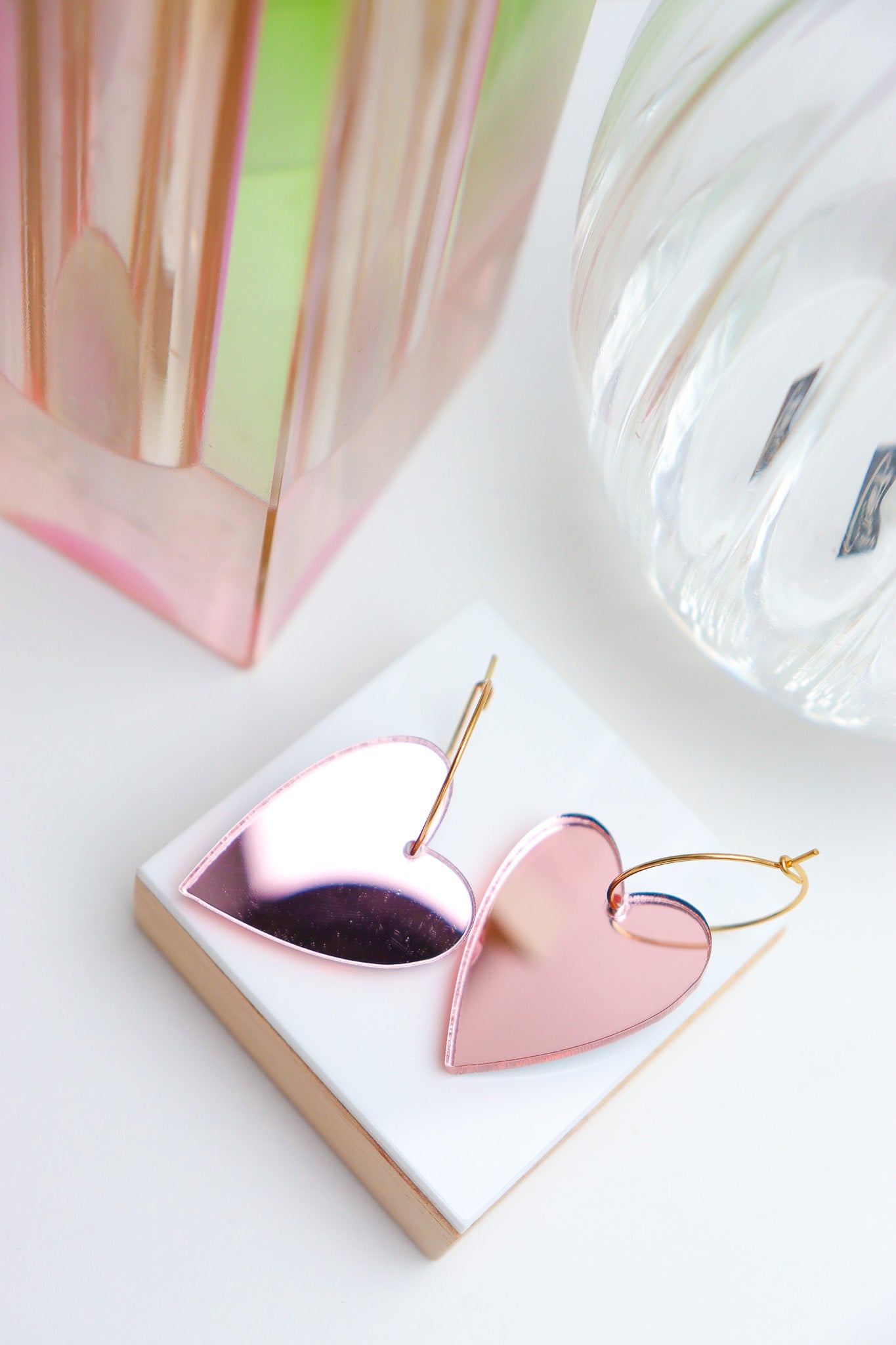 Boucles d'oreilles Mimi Miroir