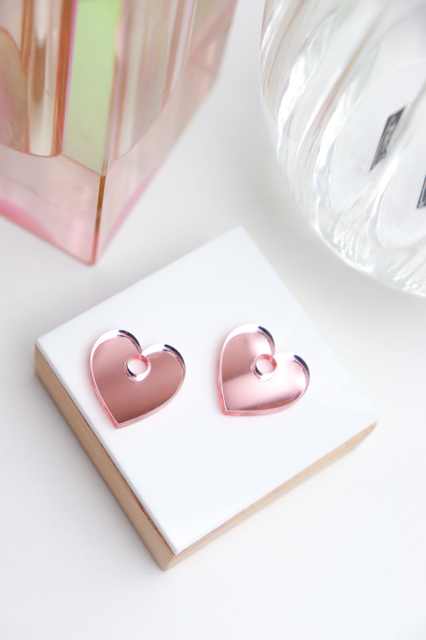 Boucles d'oreilles Victoire Miroir