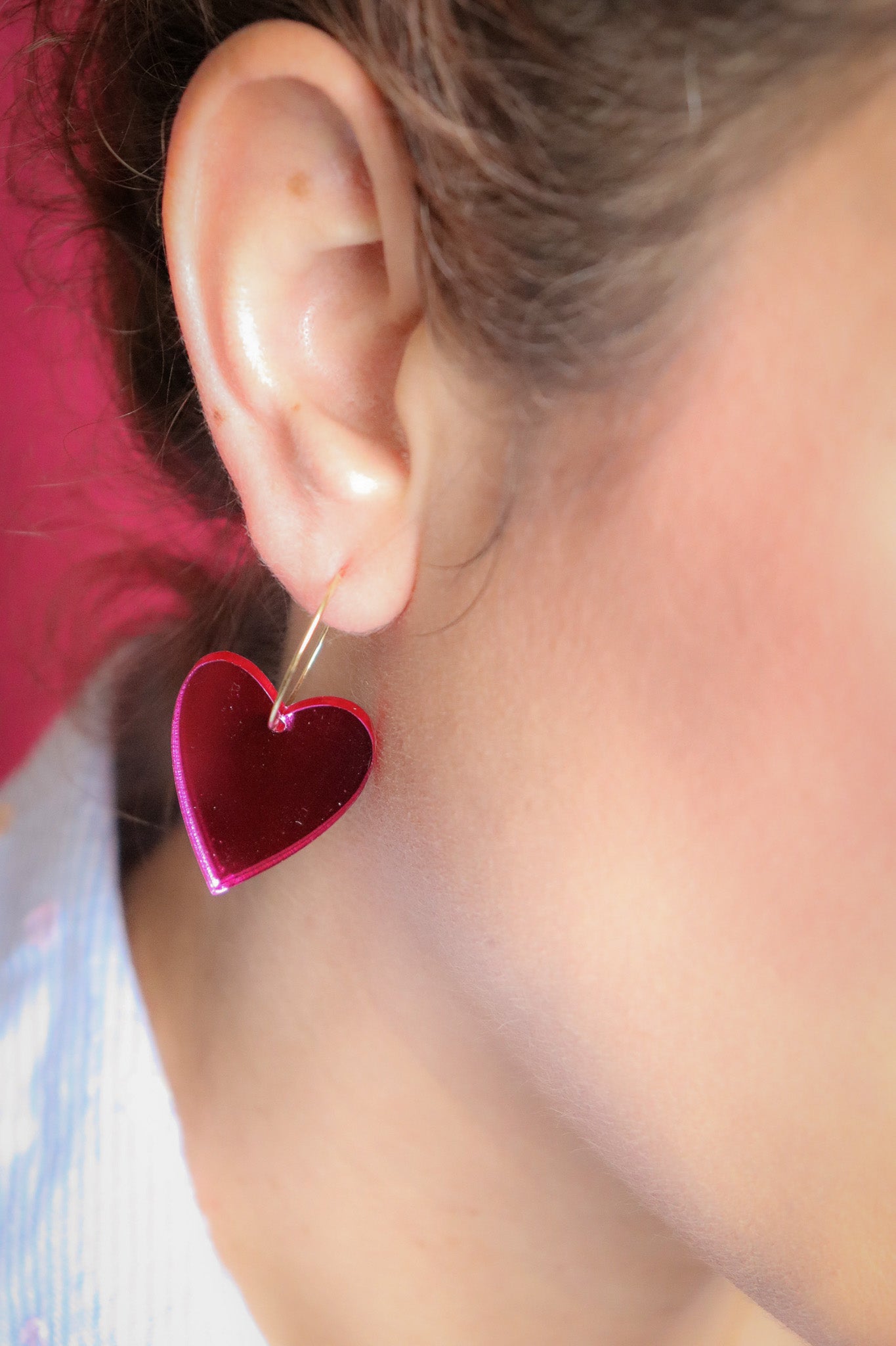 Boucles d'oreilles Mimi Miroir