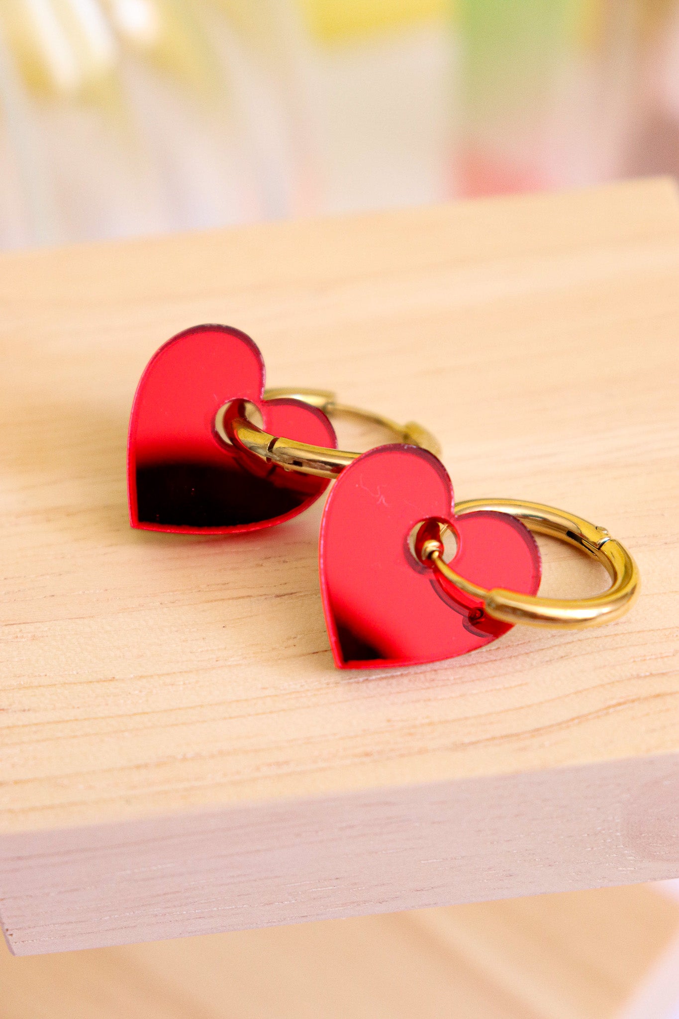 Boucles d'oreilles Victoire Miroir