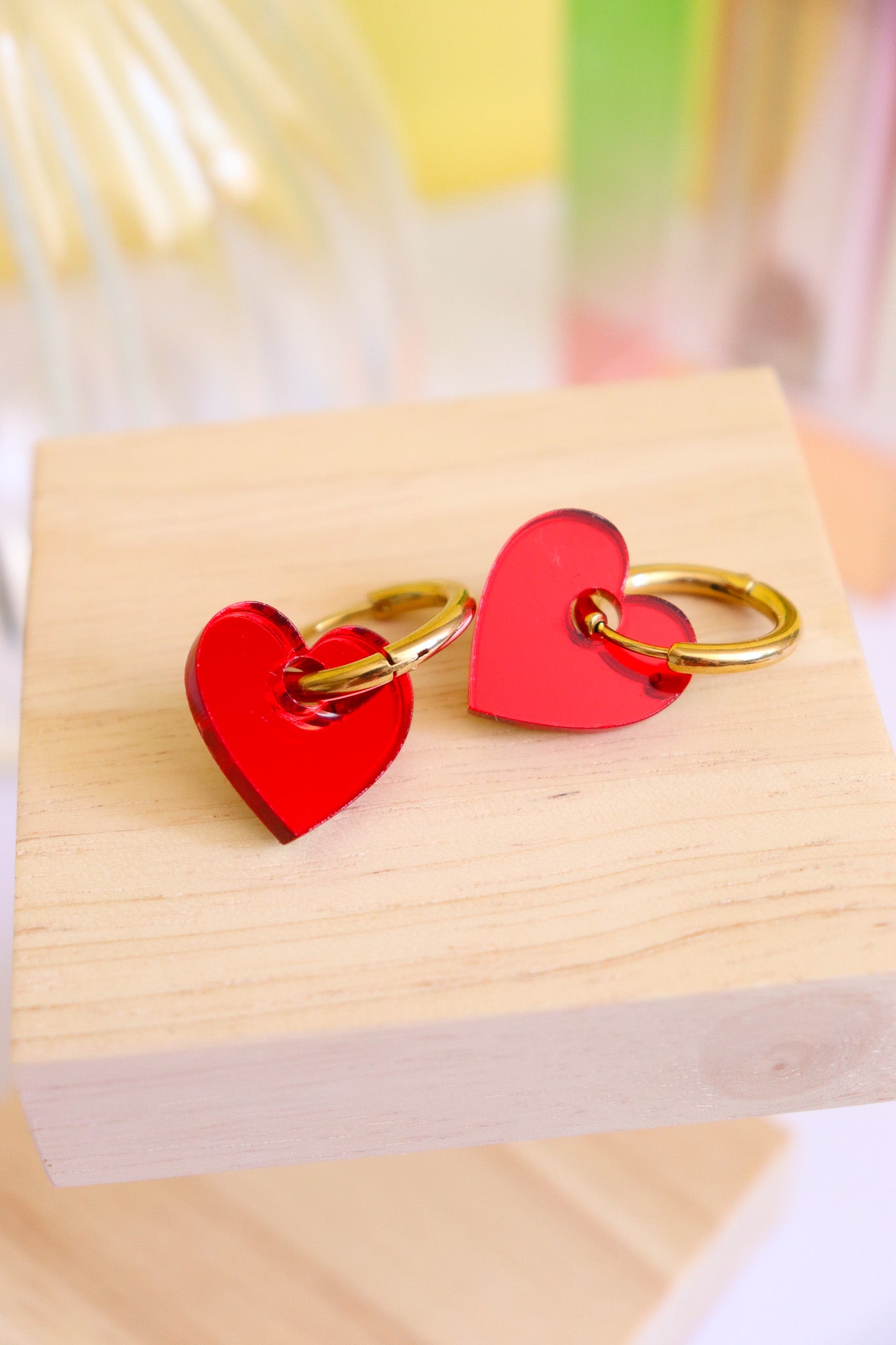 Boucles d'oreilles Victoire Miroir