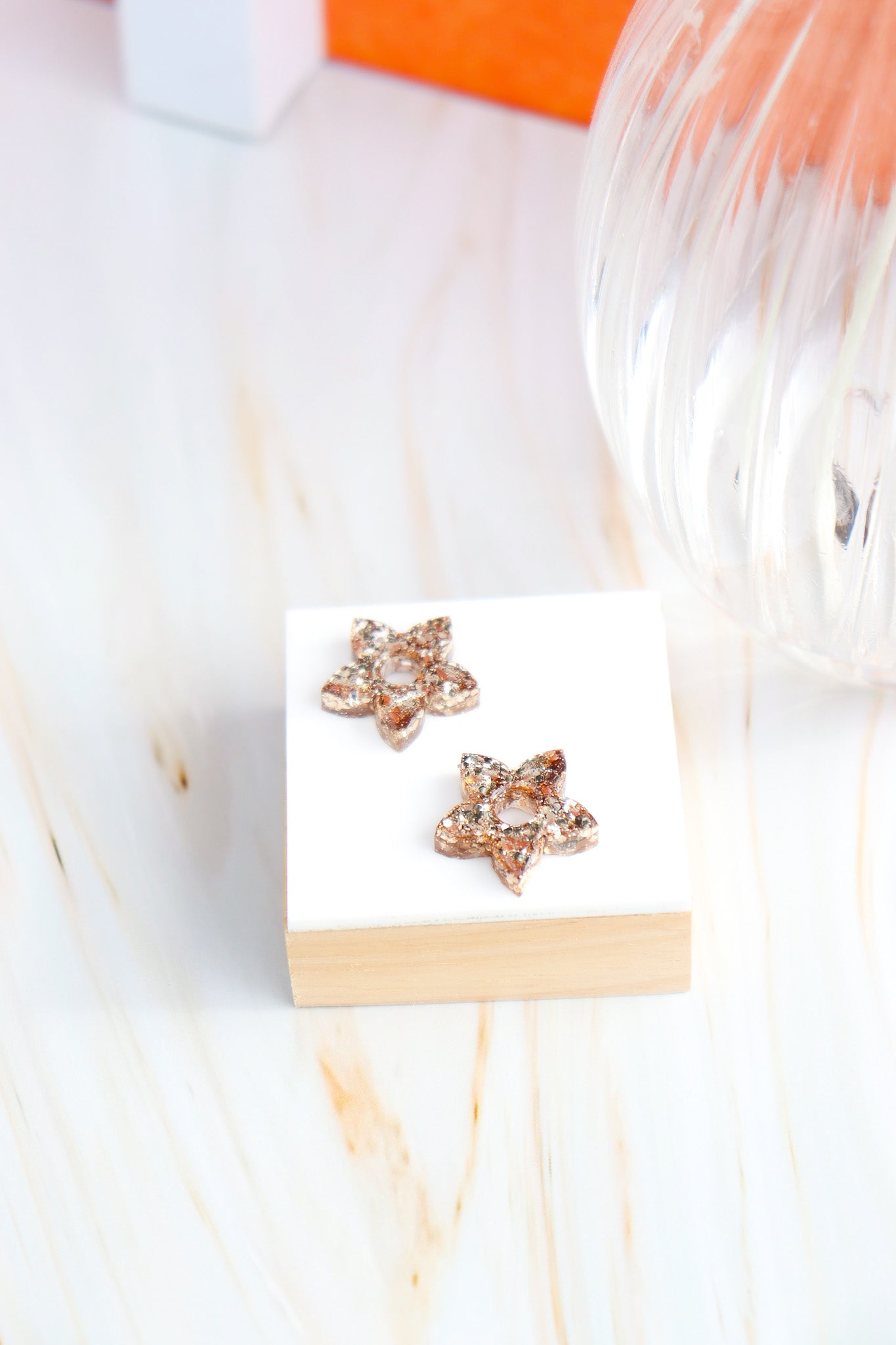 Créoles Naia Paillettes Champagne