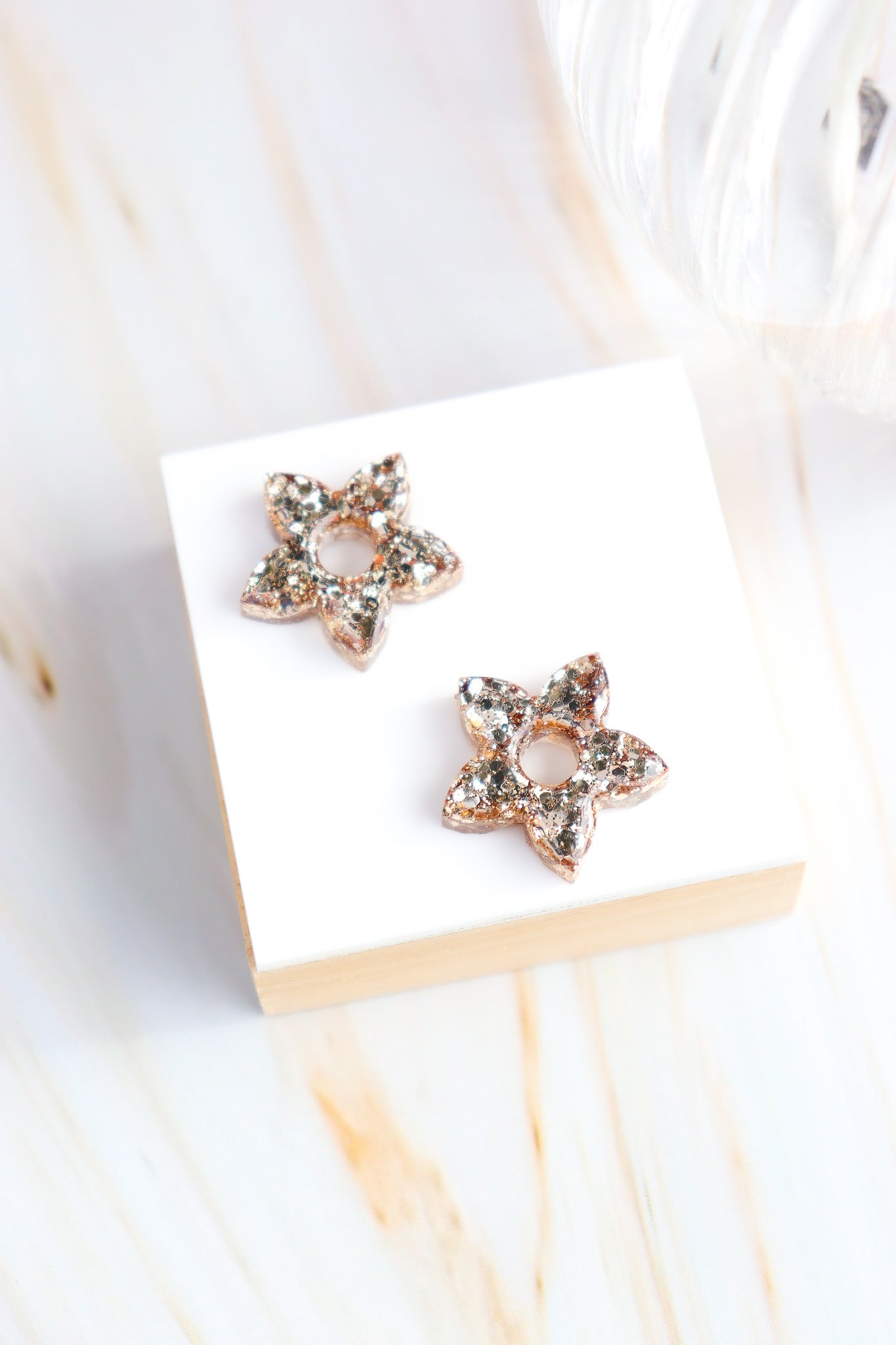 Créoles Naia Paillettes Champagne