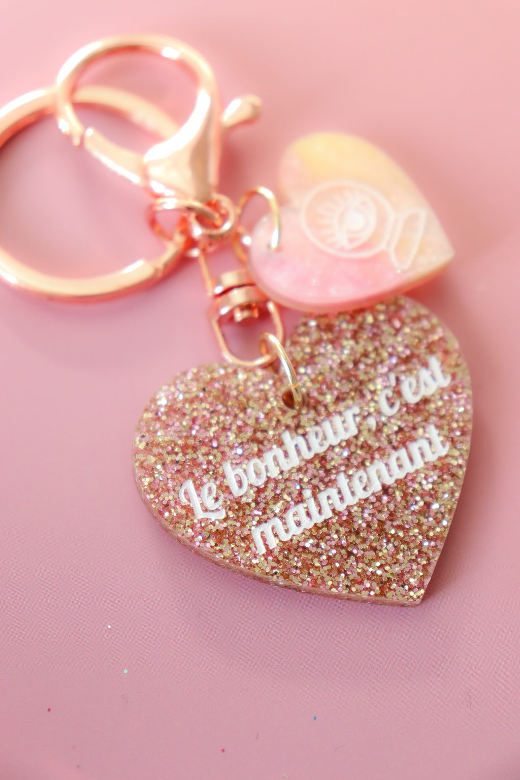 Porte clés Le Bonheur c'est Maintenant