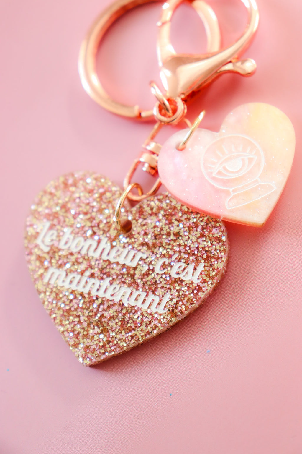 Porte clés Le Bonheur c'est Maintenant