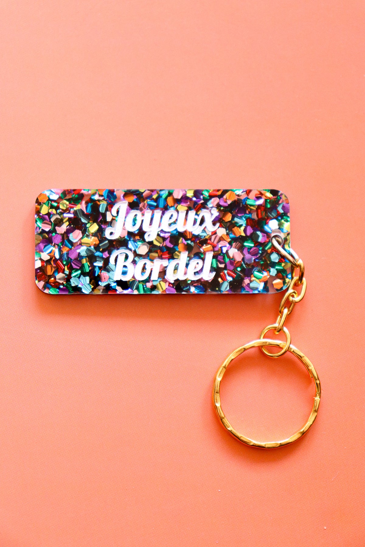 Porte clés à message - Joyeux Bordel