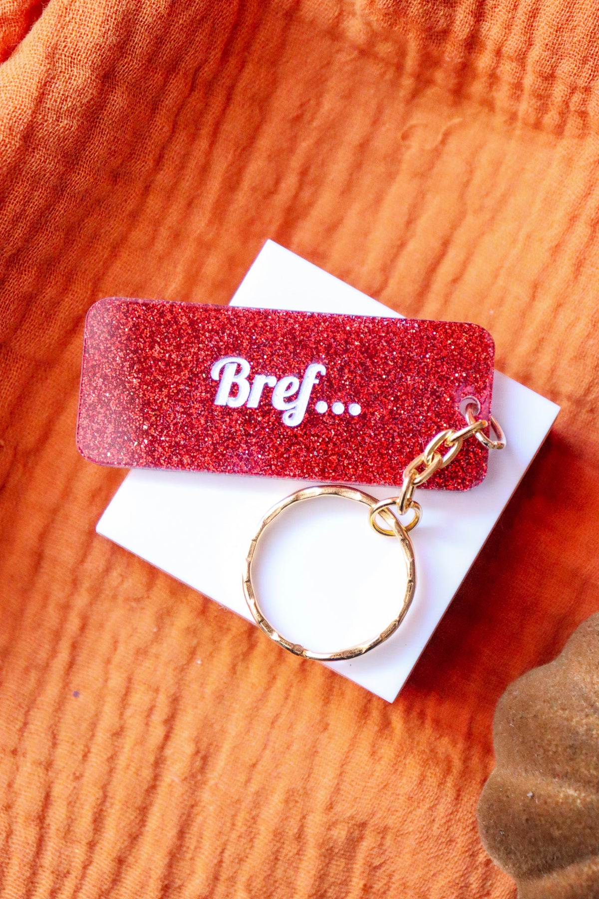 Porte clés à message - Bref