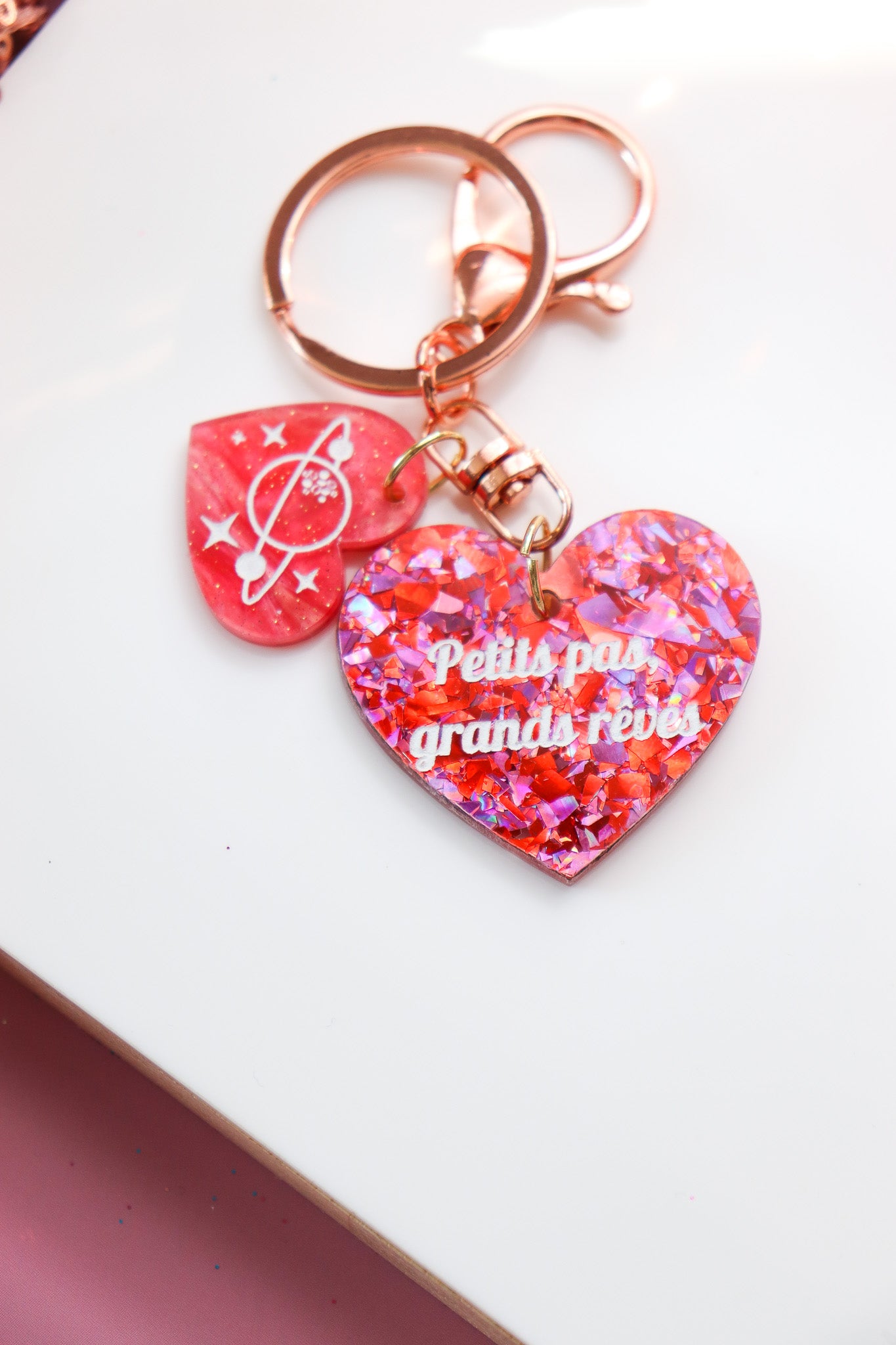 Porte clés Petits Pas Grands Rêves