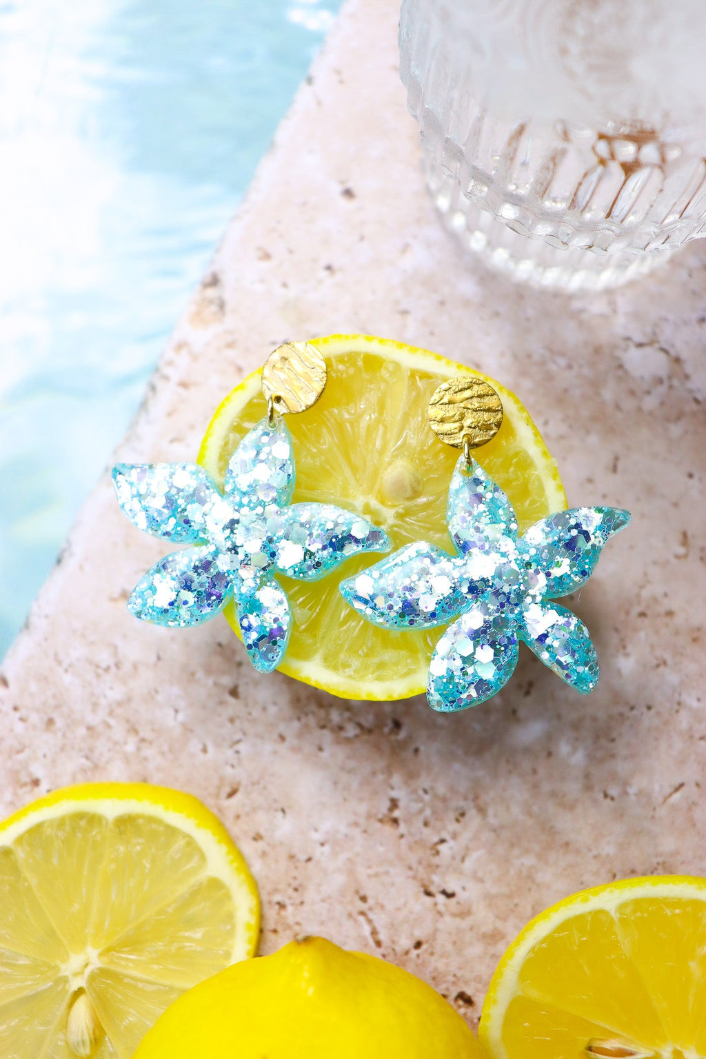 Boucles d'oreilles Tiana Lagon