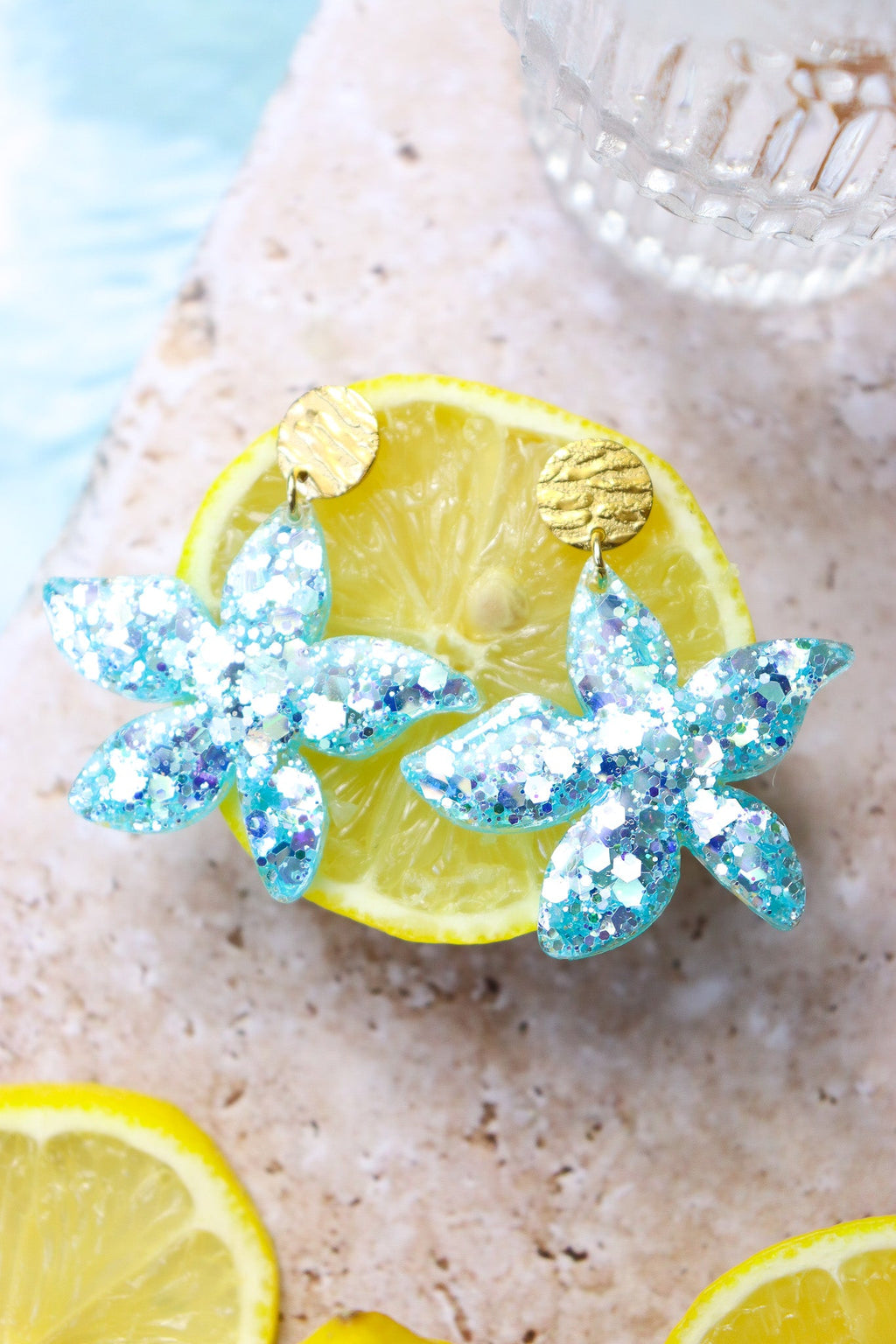 Boucles d'oreilles Tiana Lagon