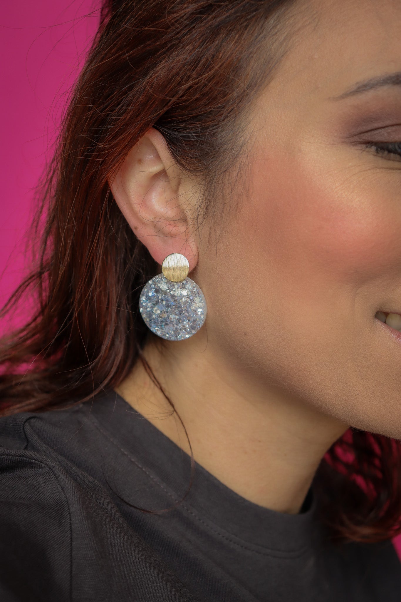 Boucles d'oreilles Béa Blanc Glacier