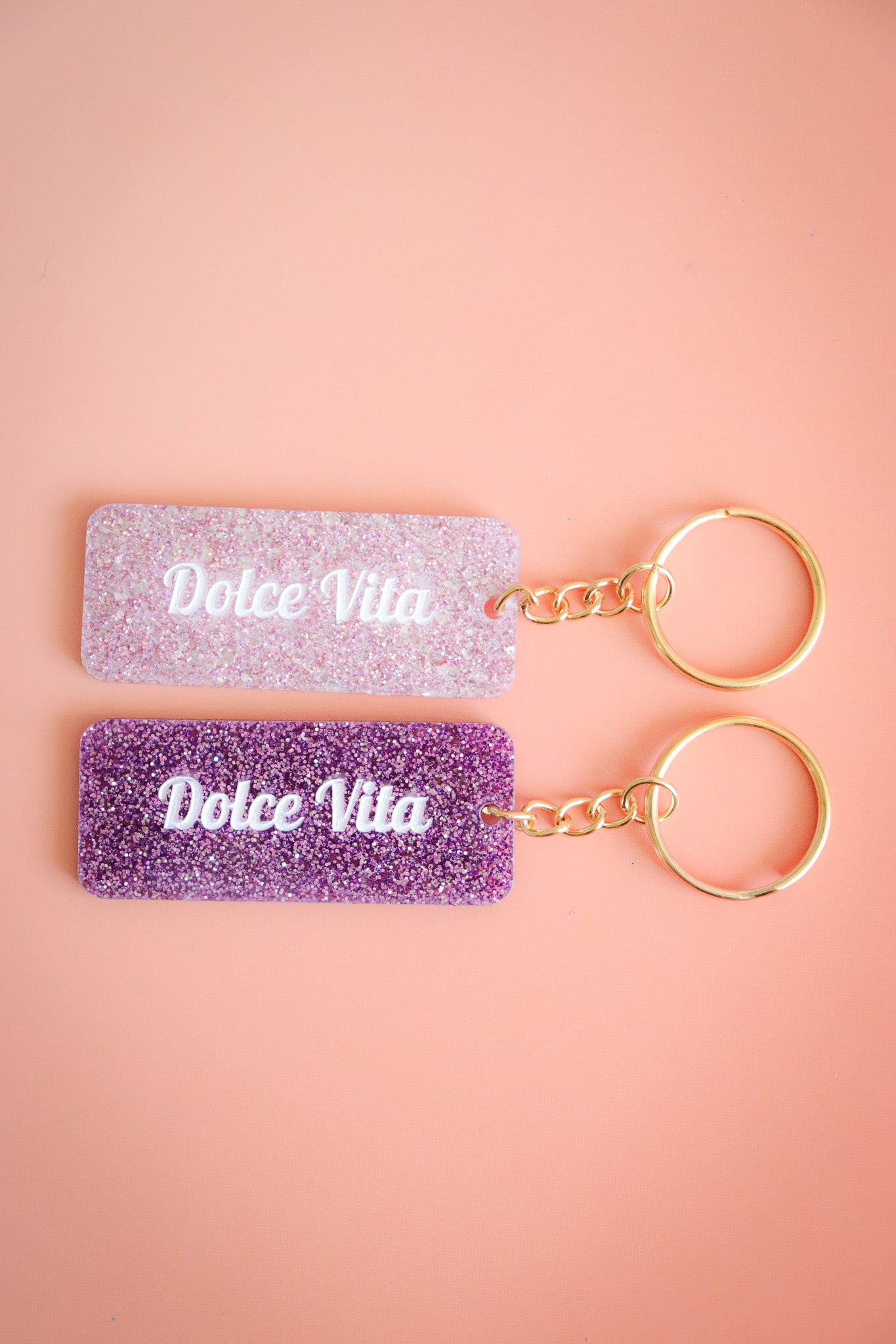 Porte clés à message - Dolce Vita