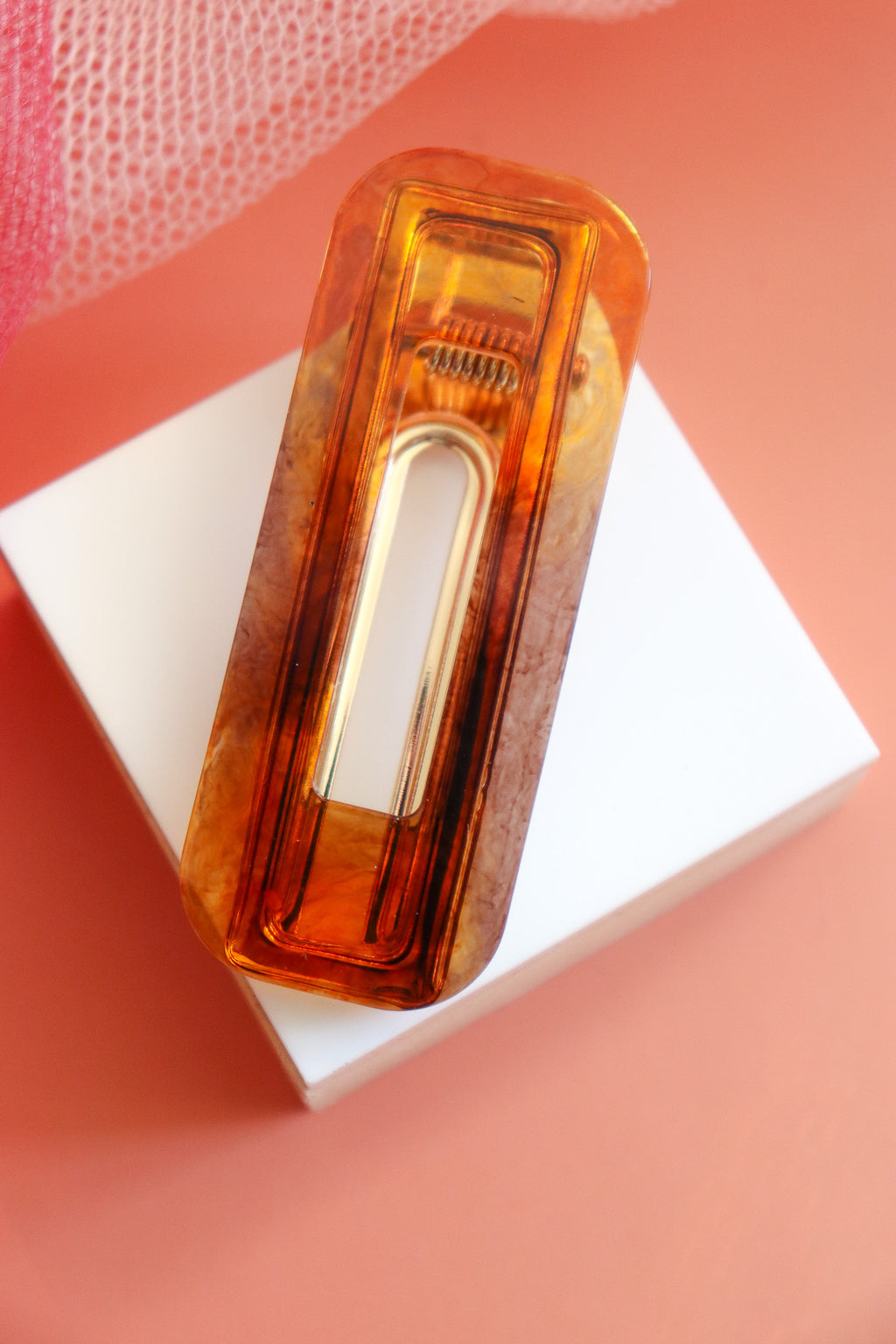 Barrette Ecaille Clair