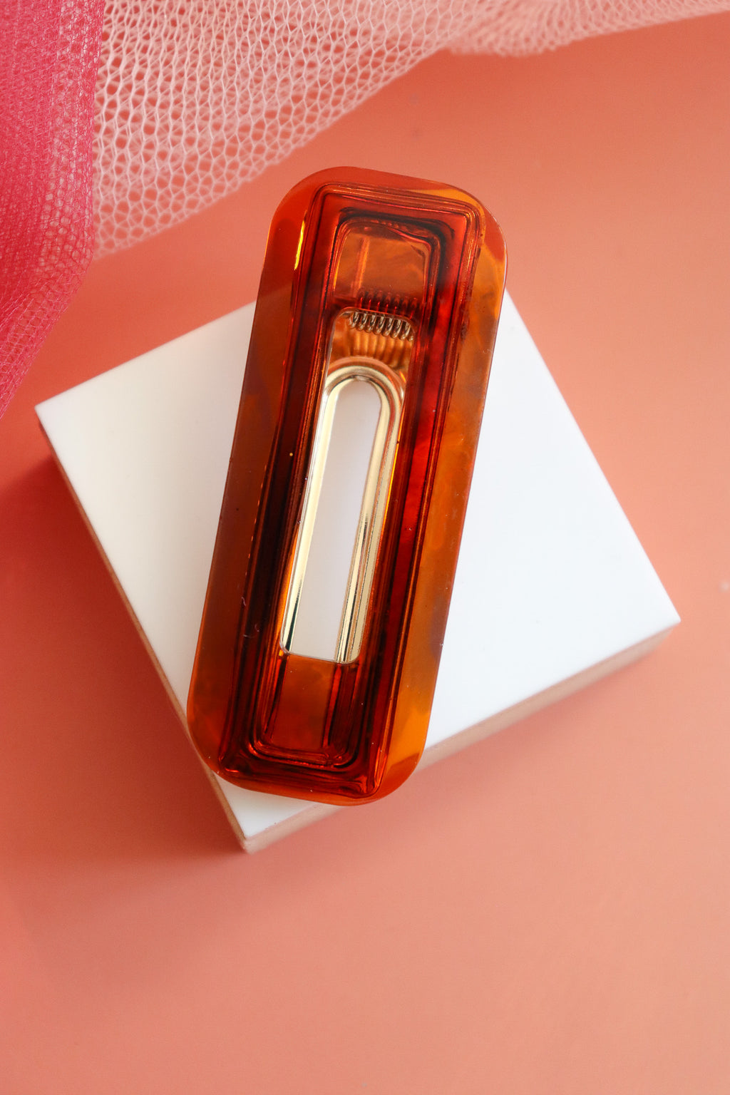 Barrette Ecaille Foncé