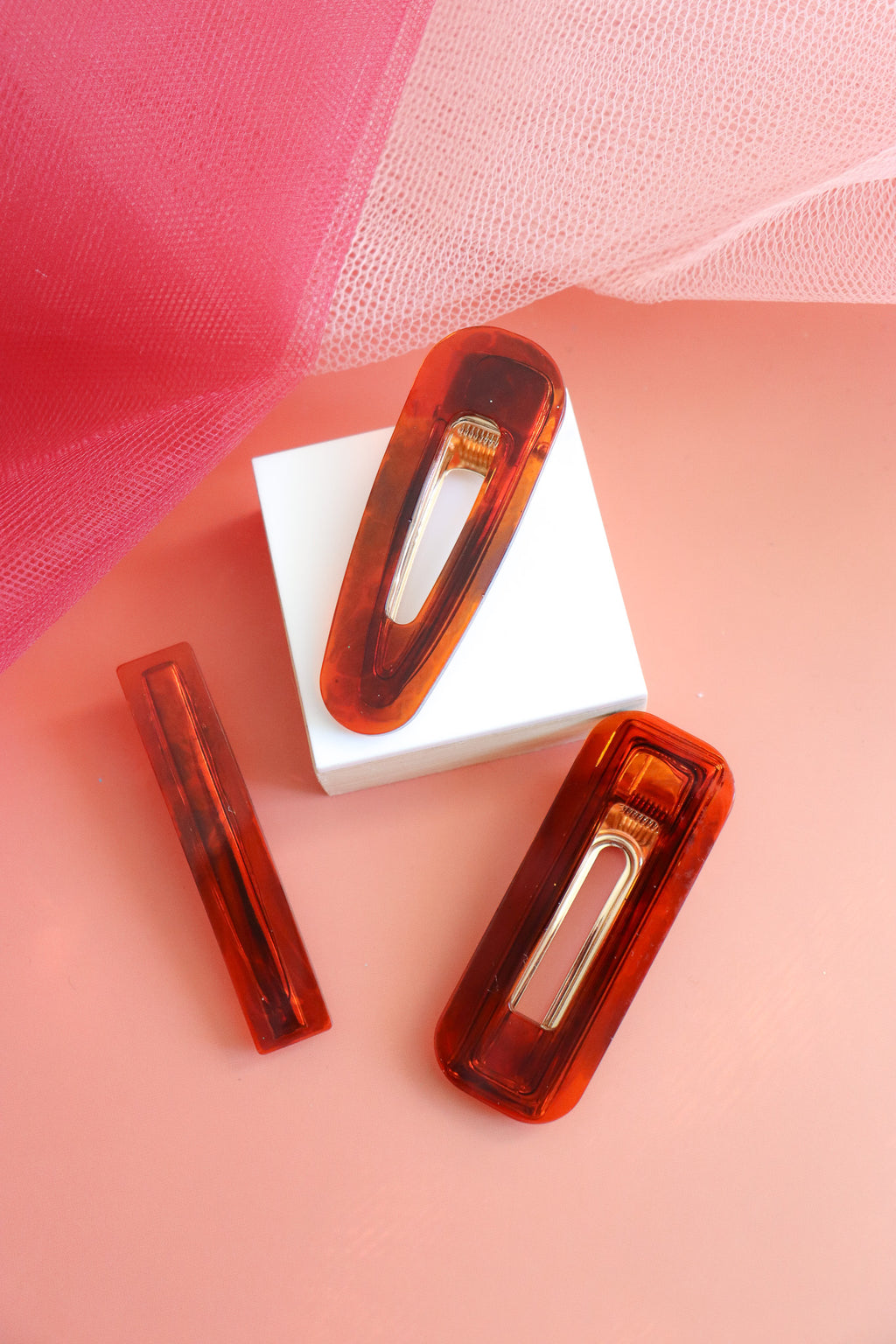 Barrette Ecaille Foncé