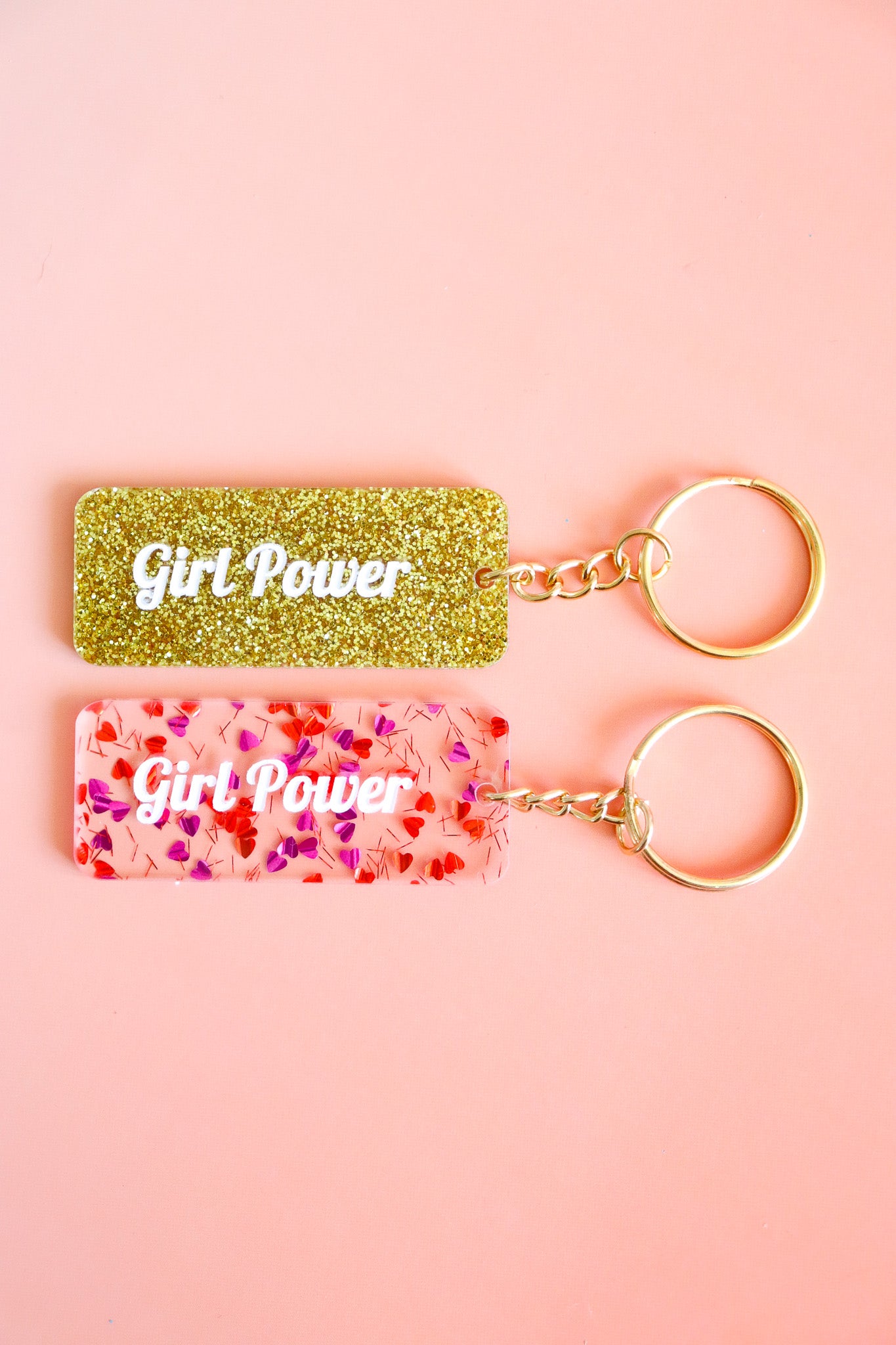 Porte clés à message - Girl Power