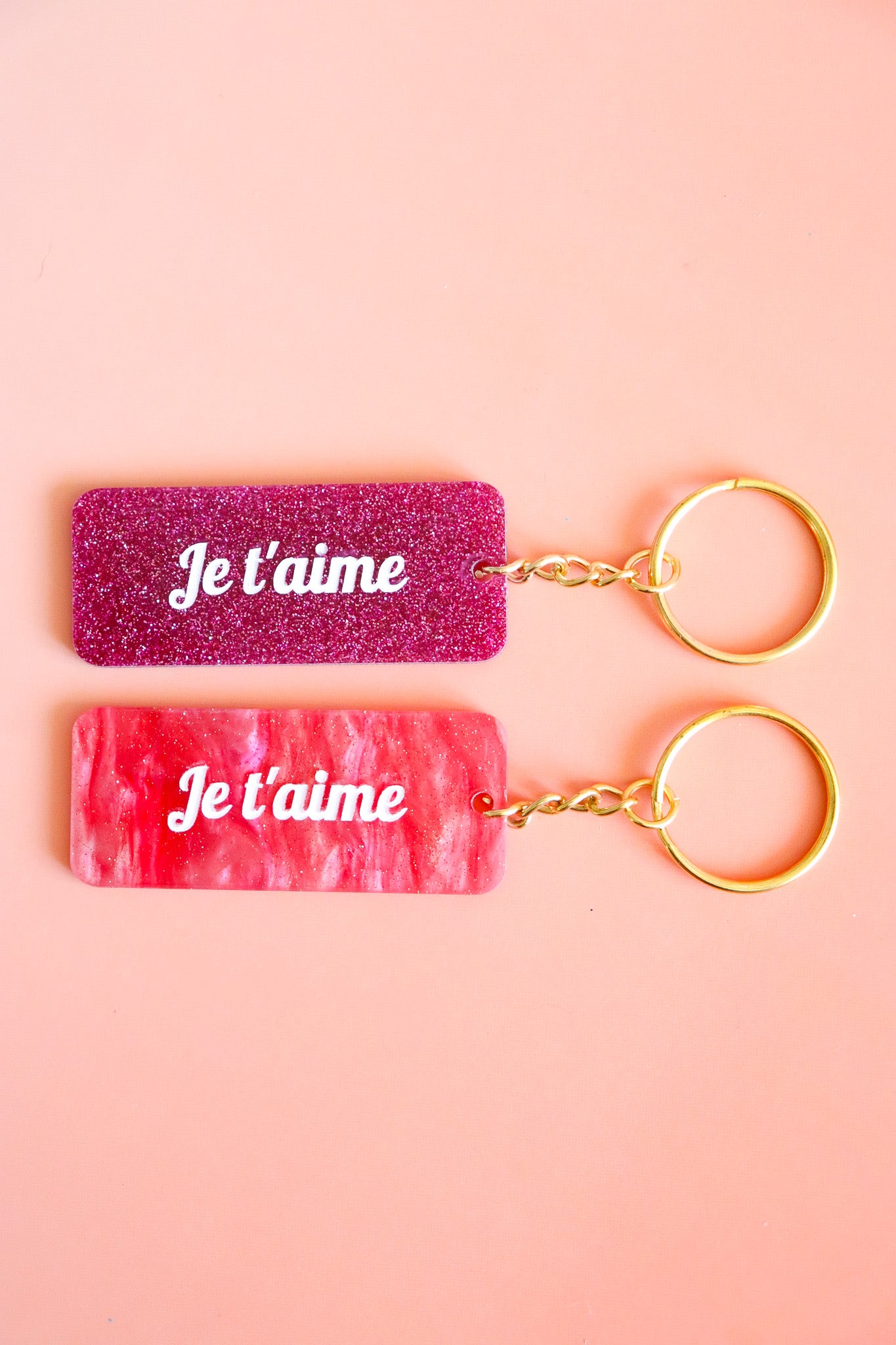 Porte clés à message - Je t'aime
