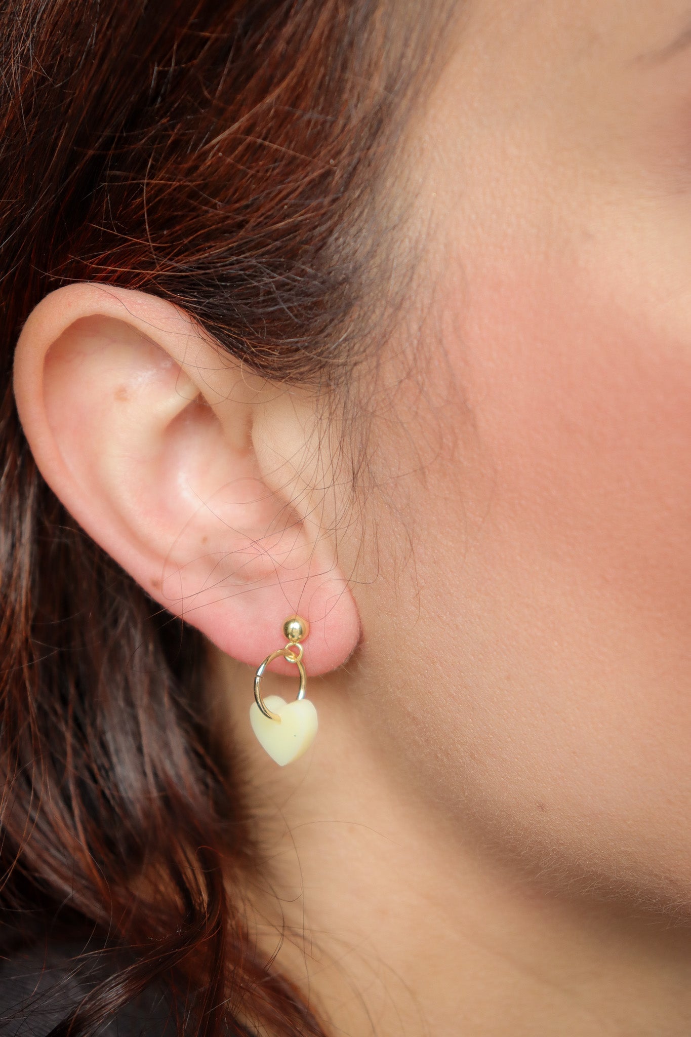 Boucles d'oreilles Lucie Pastel Jaune