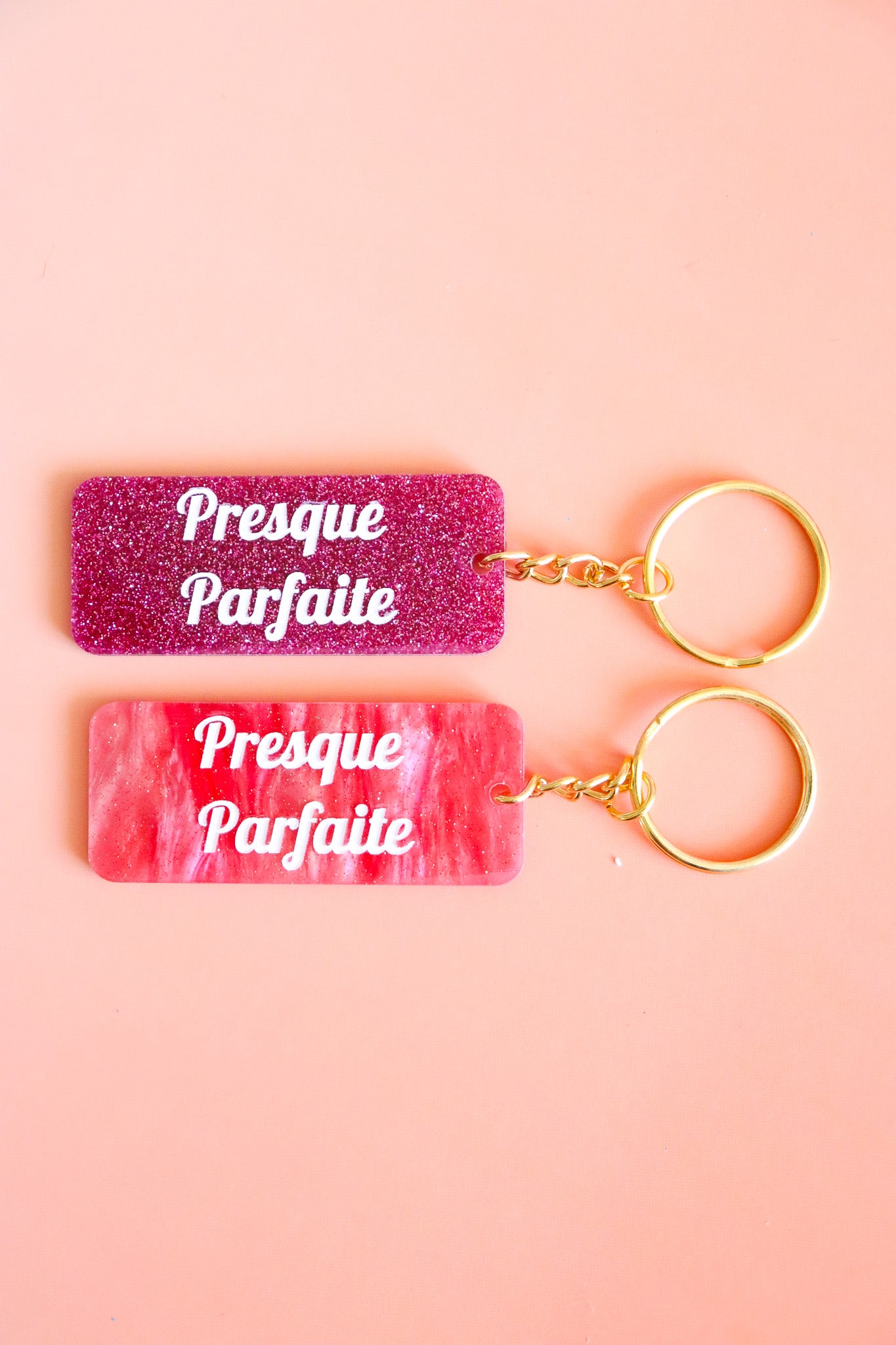Porte clés à message - Presque Parfaite